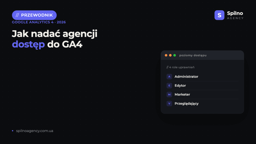 Jak nadać agencji dostęp do Google Analytics 4 — okładka