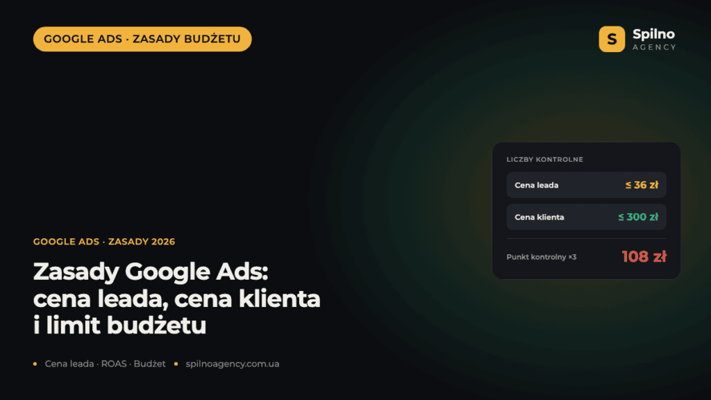 Zasady Google Ads: jaka powinna być cena leada, cena klienta i ile można wydać na kampanię, by uznać, że nie działa