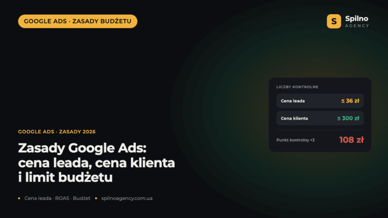 Zasady Google Ads: jaka powinna być cena leada, cena klienta i ile można wydać na kampanię, by uznać, że nie działa