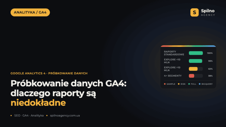 Próbkowanie danych Google Analytics: jak zachować dokładność raportów GA4