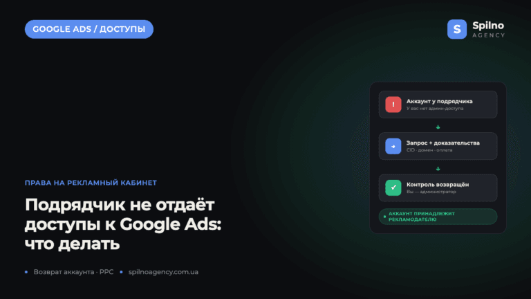 Что делать, если фрилансер или подрядчик не отдаёт доступы к Google Ads