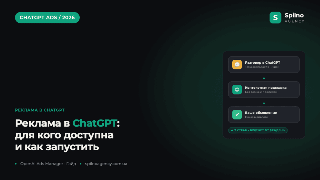 Реклама в ChatGPT: для кого доступна и как запустить в 2026 году