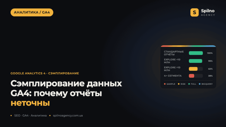 Сэмплирование данных Google Analytics: как сохранить точность отчётов GA4