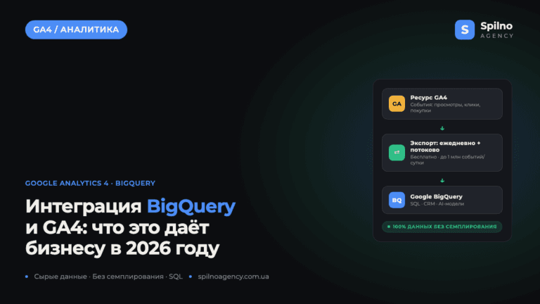 Интеграция BigQuery и Google Analytics 4: зачем это делать и что это даёт бизнесу в 2026 году