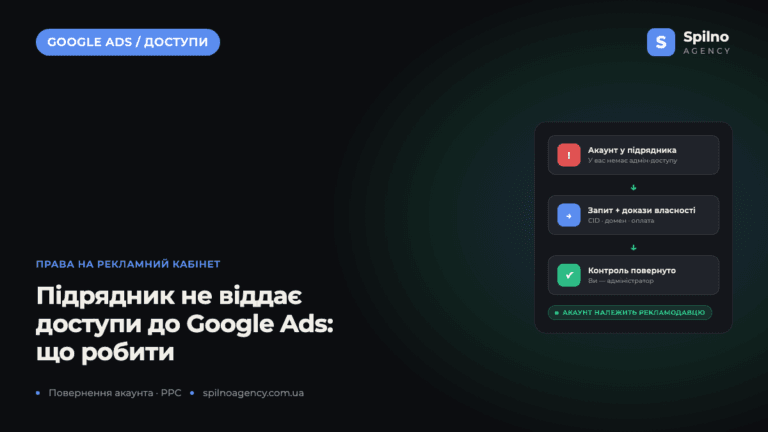 Що робити, якщо фрілансер або підрядник не віддає доступи до Google Ads