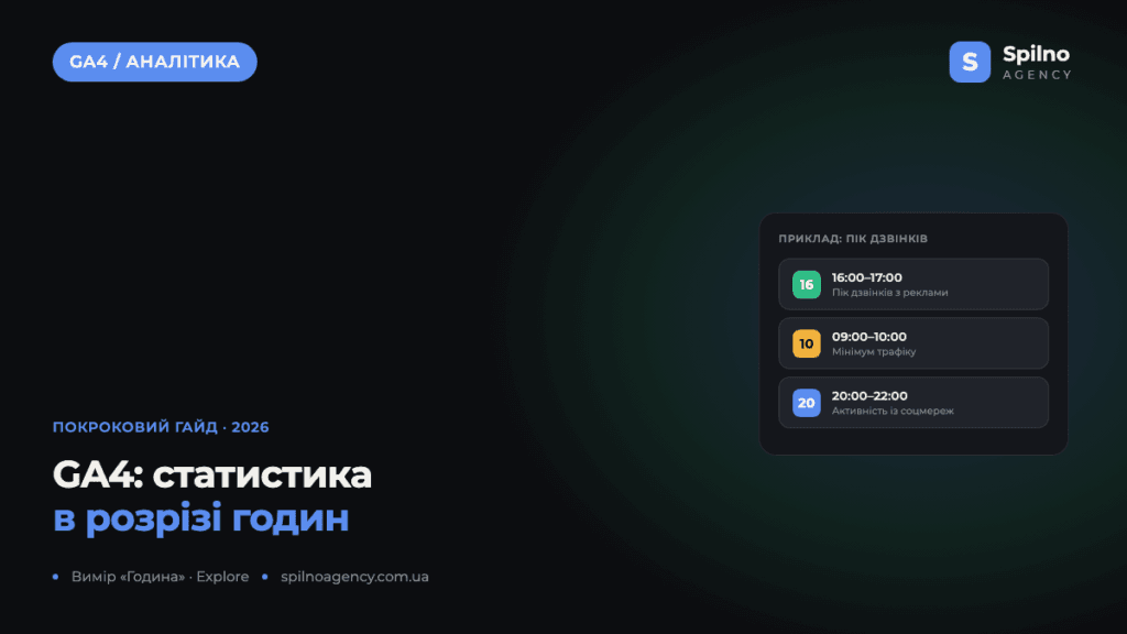 Як в Google Analytics 4 досліджувати статистику в розрізі годин