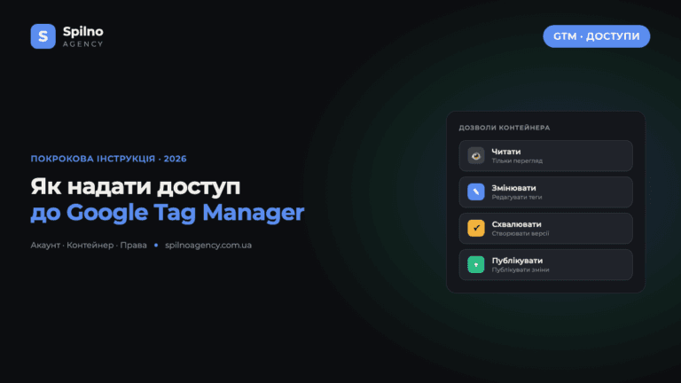 Як надати доступ до Google Tag Manager — рівні дозволів контейнера