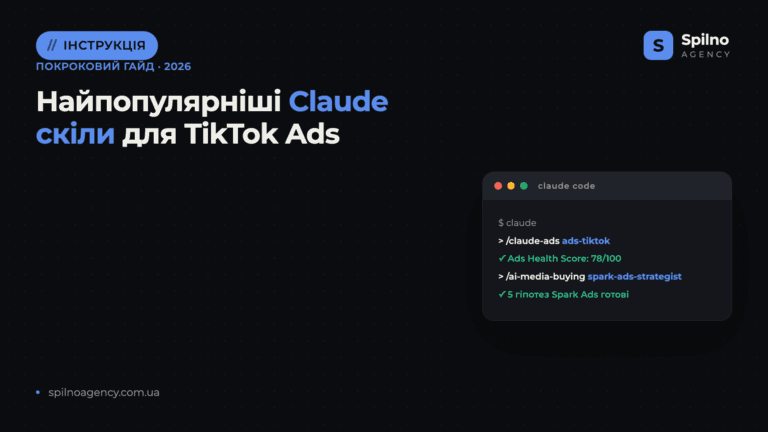 Найпопулярніші Claude скіли для TikTok Ads: добірка 2026
