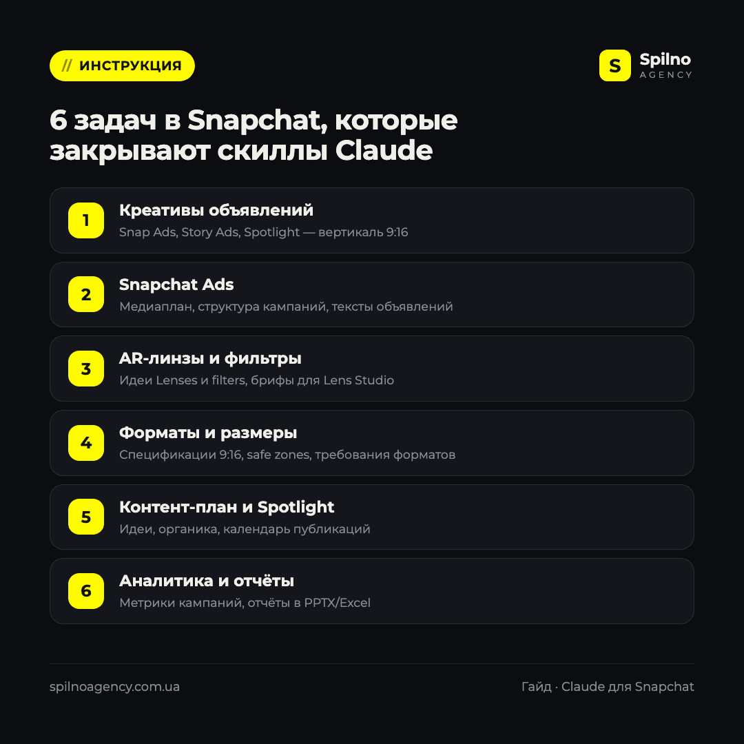 claude скиллы для snapchat