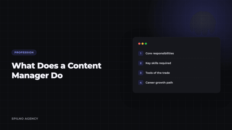 What Does a Content Manager Do