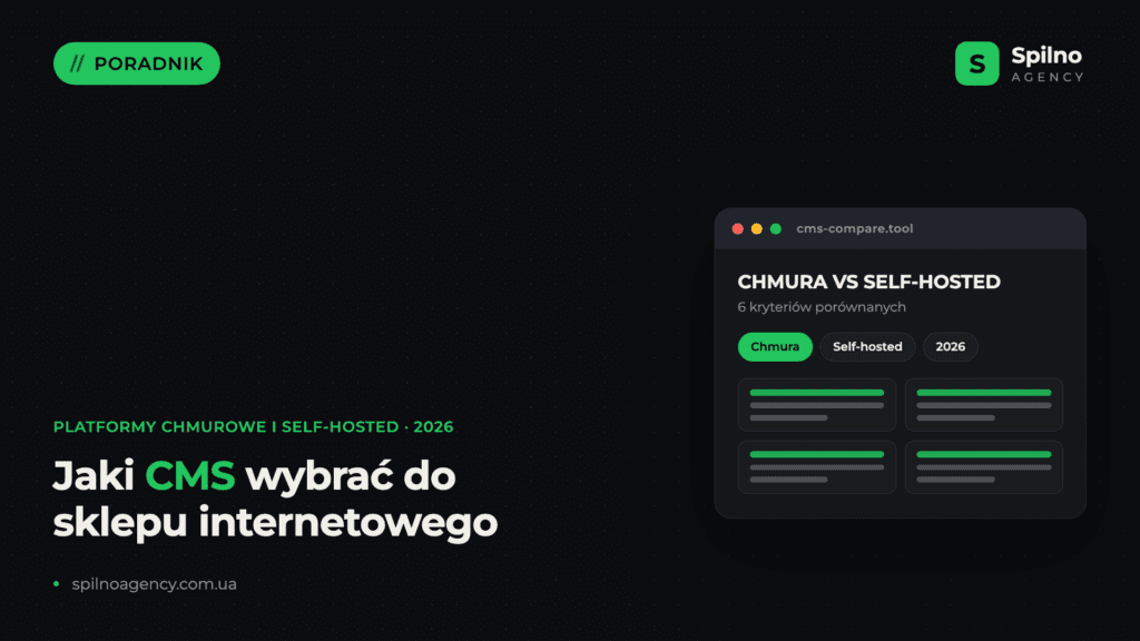 Jaki CMS wybrać do sklepu internetowego: platformy chmurowe i self-hosted 2026