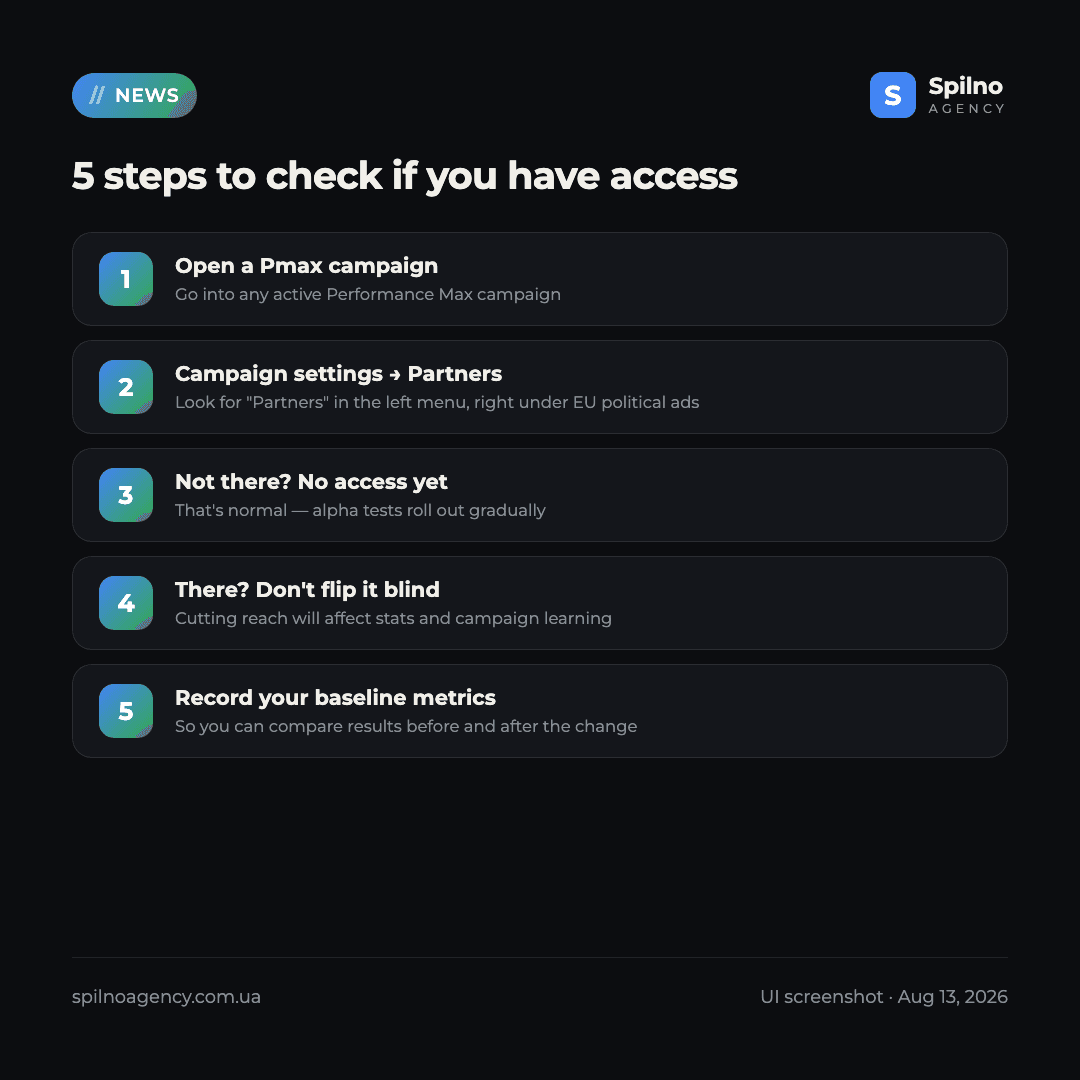 Performance Max Search Partners Google Display Network
