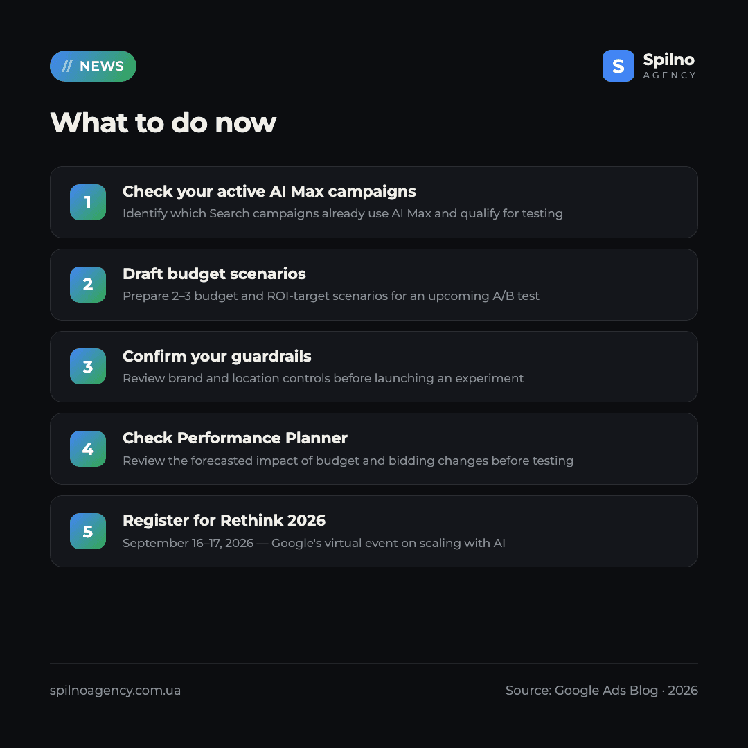 ai max testing planning tools google ads