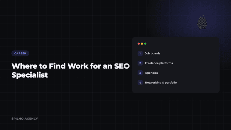 Where to Find Work for an SEO Specialist