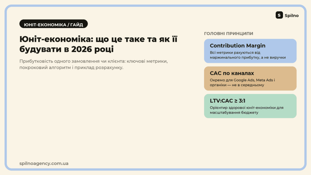 Юніт-економіка: що це таке та як її будувати в 2026 році — головні принципи