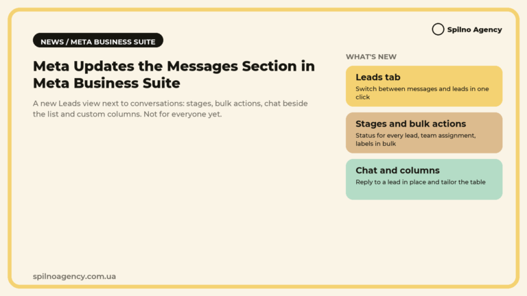 Meta updates the Messages section in Meta Business Suite — article cover